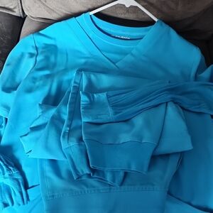Blue Women's Apparel Set